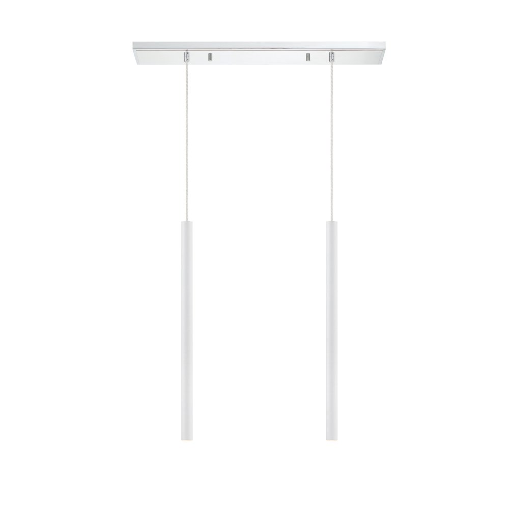 Z-Lite 2 Light Linear Chandelier. Picture 4