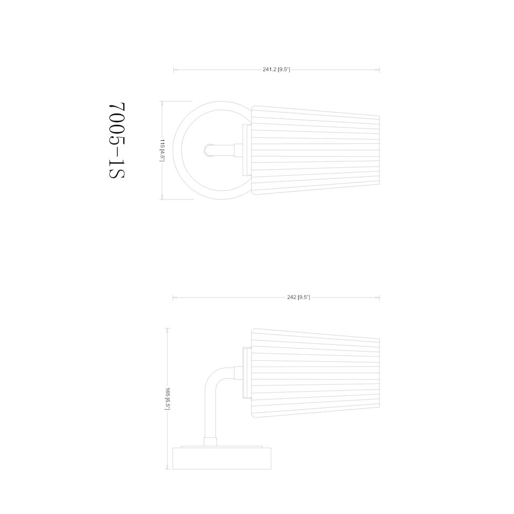 Z-Lite Montford 1 Light Wall Sconce in Chrome color, Steel frame. Picture 8