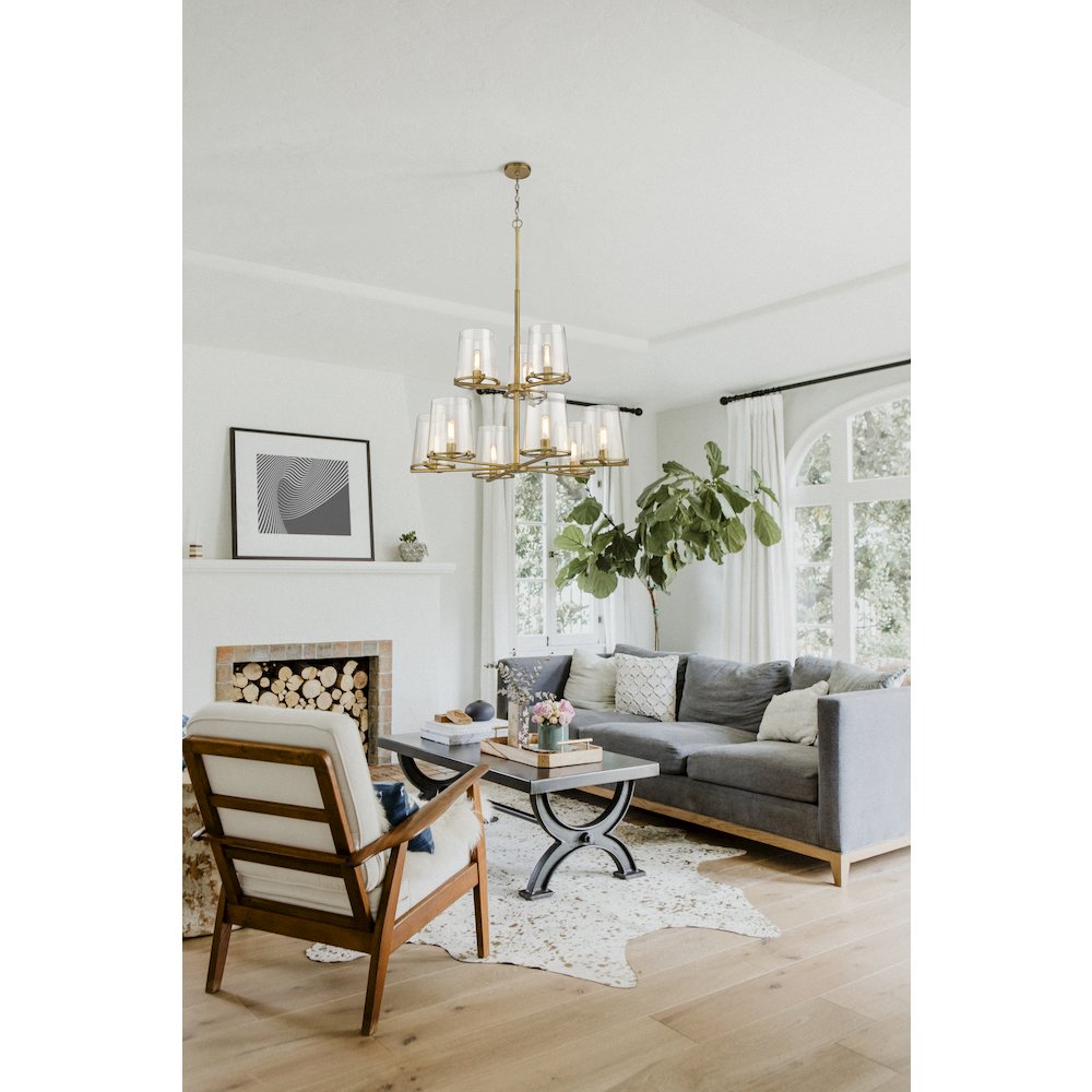 Z-Lite 9 Light Chandelier. Picture 7