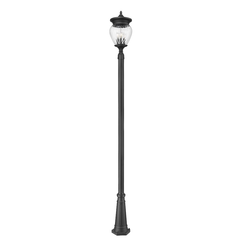 Z-Lite 4 Light Outdoor Post Mounted Fixture. Picture 1