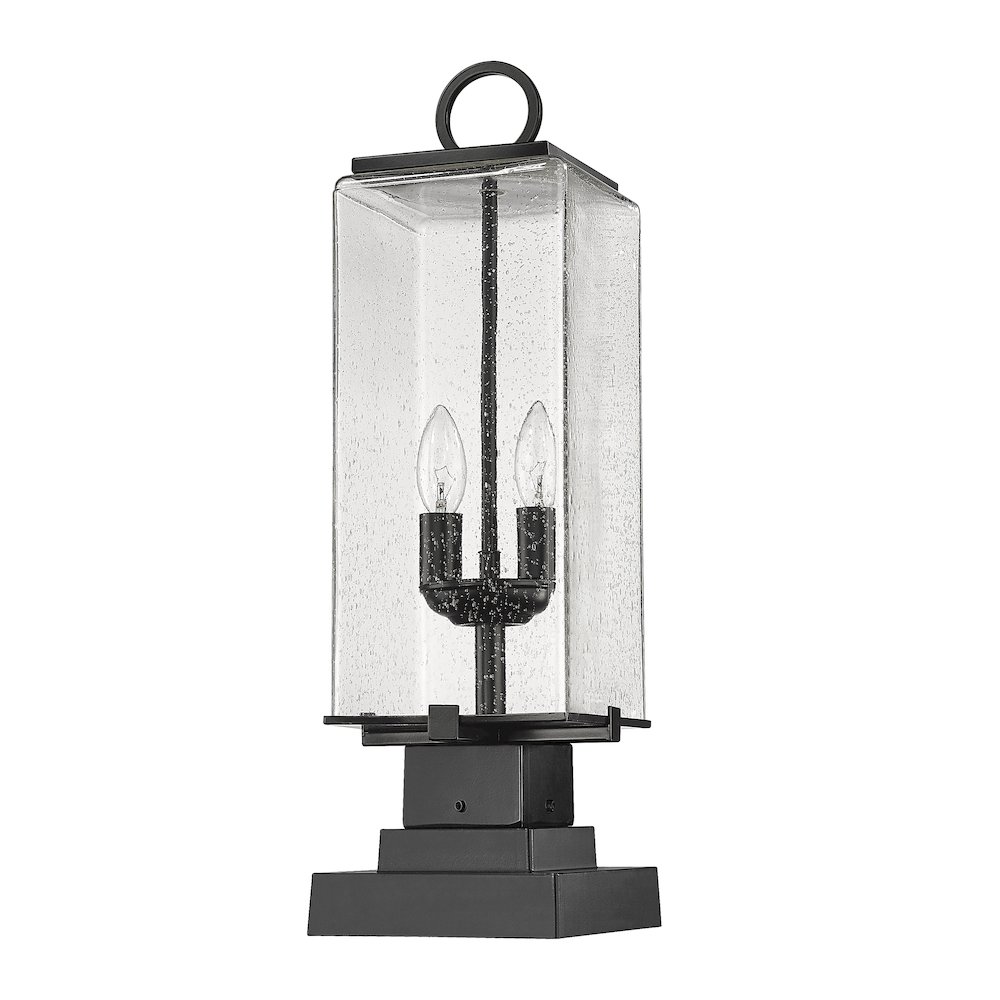 Z-Lite 2 Light Outdoor Pier Mounted Fixture. Picture 5