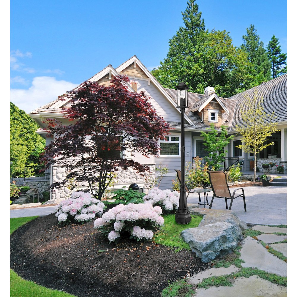 Z-Lite 4 Light Outdoor Post Mounted Fixture. Picture 7