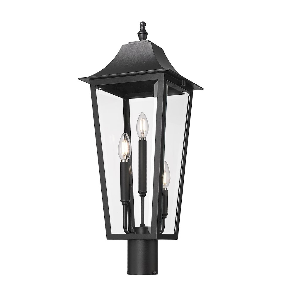Z-Lite 3 Light Outdoor Post Mount Fixture. Picture 2