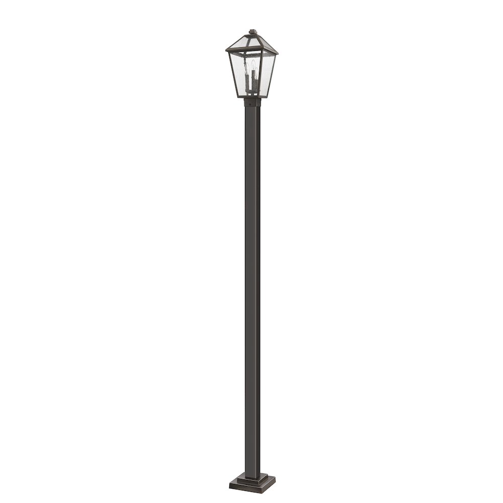 Z-Lite 3 Light Outdoor Post Mounted Fixture. Picture 3