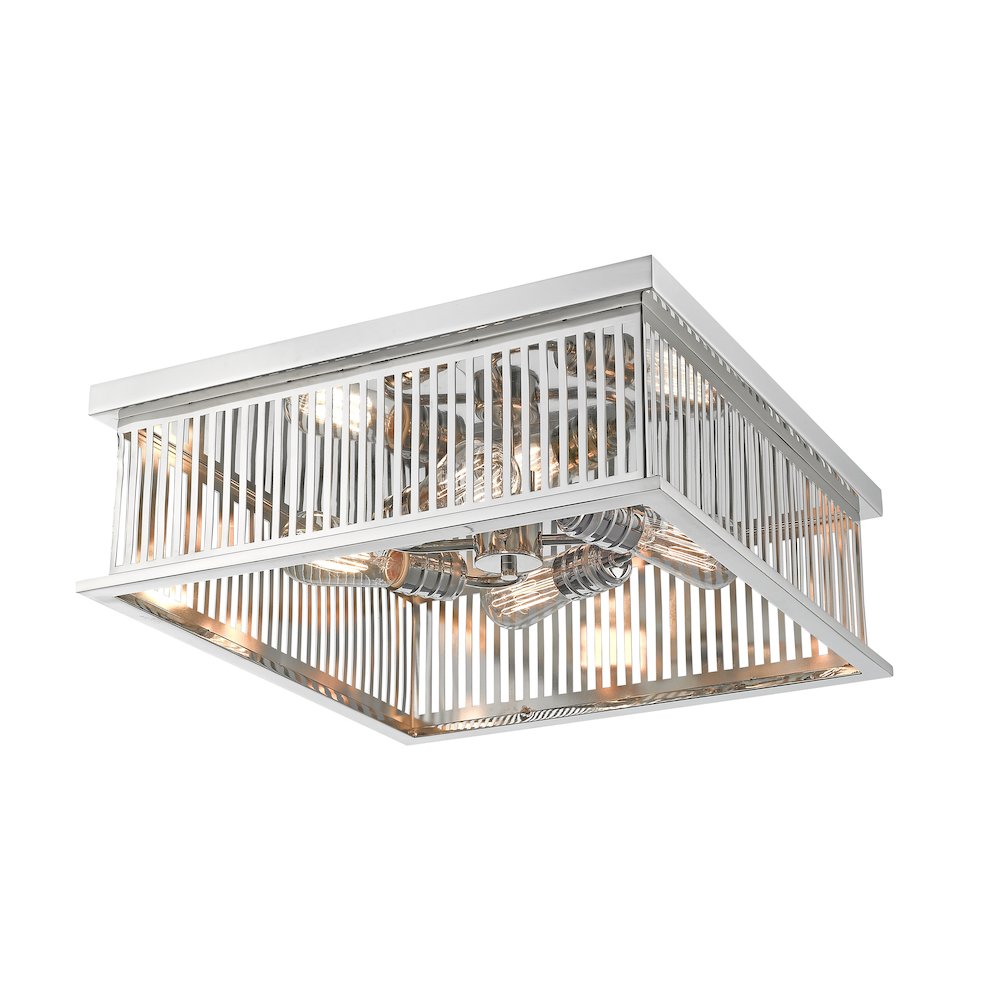 Z-Lite 4 Light Flush Mount. Picture 4