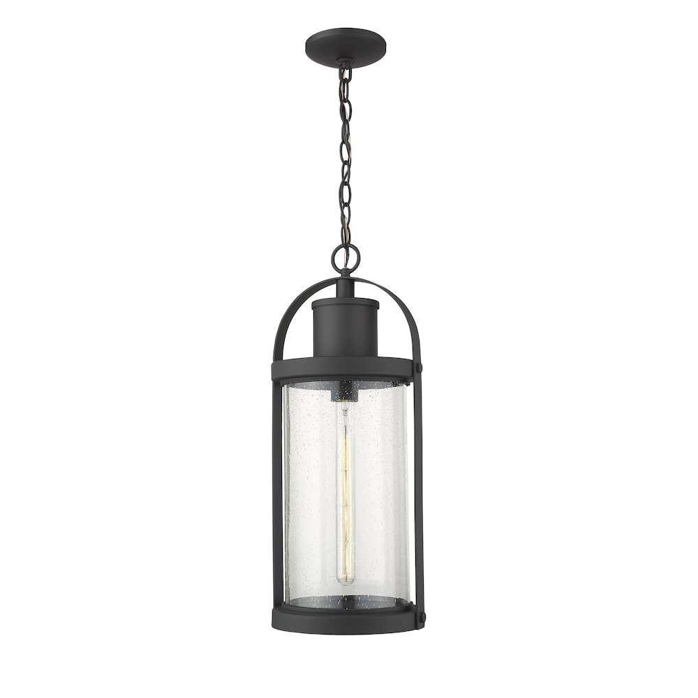 Z-Lite 1 Light Outdoor Chain Mount Ceiling Fixture. Picture 1