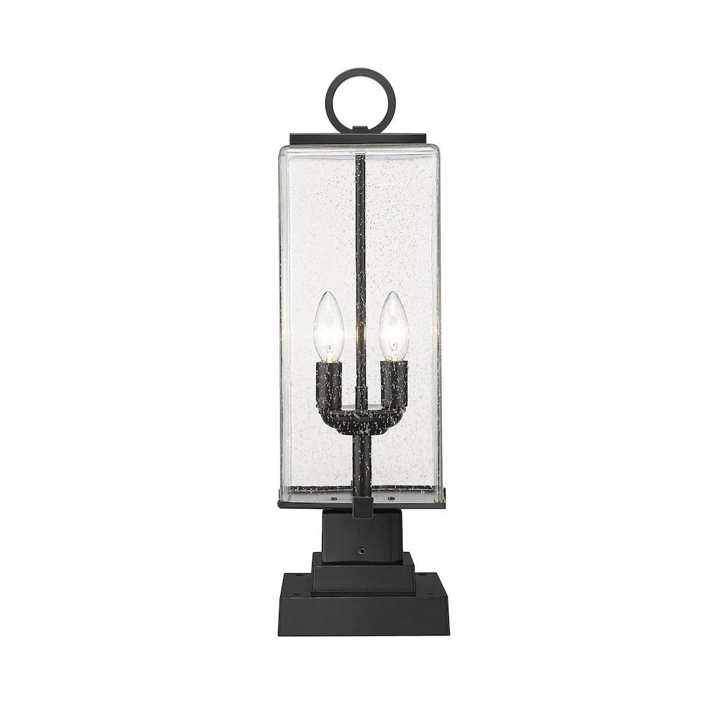 Z-Lite 2 Light Outdoor Pier Mounted Fixture. Picture 3