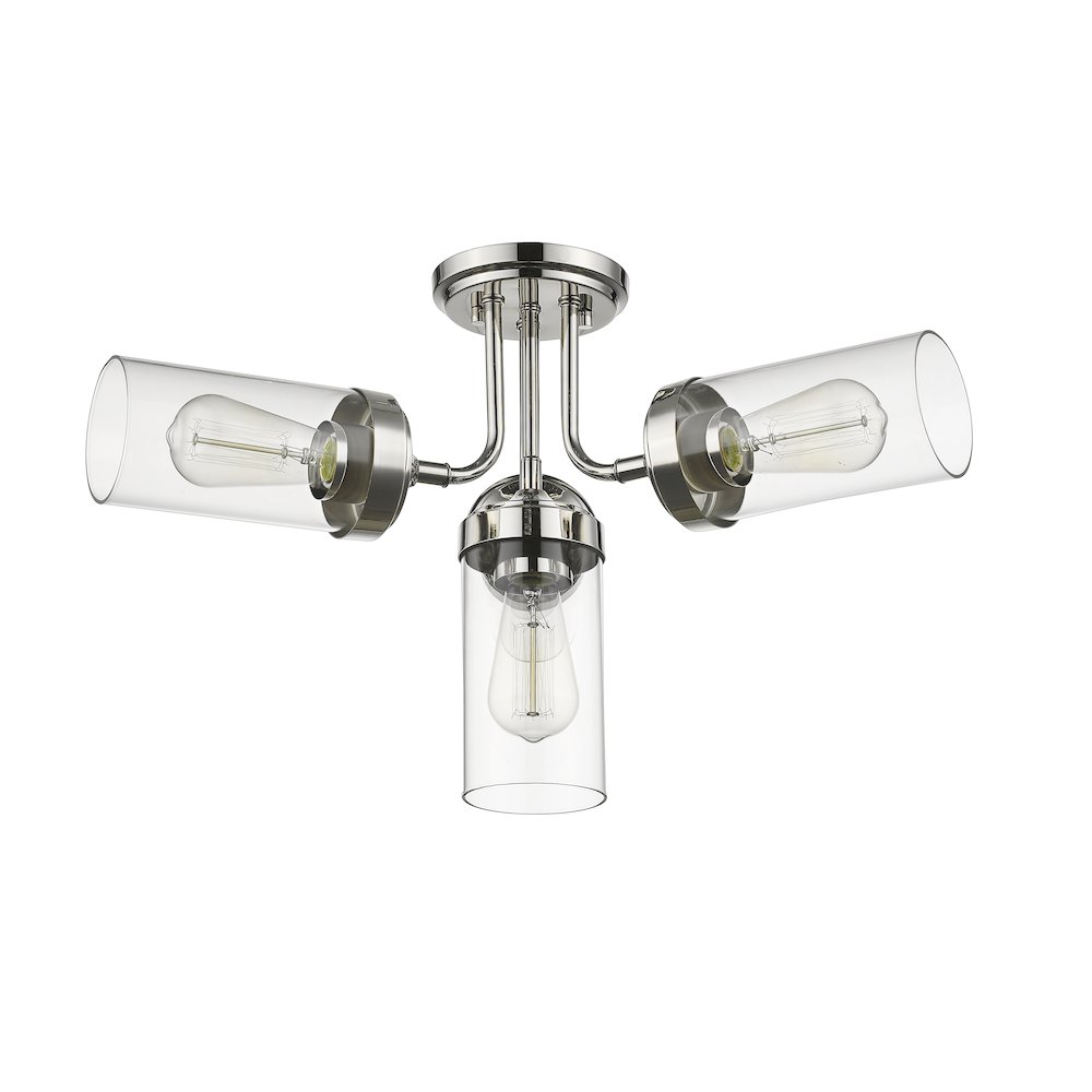 Z-Lite 4 Light Semi Flush Mount. Picture 5