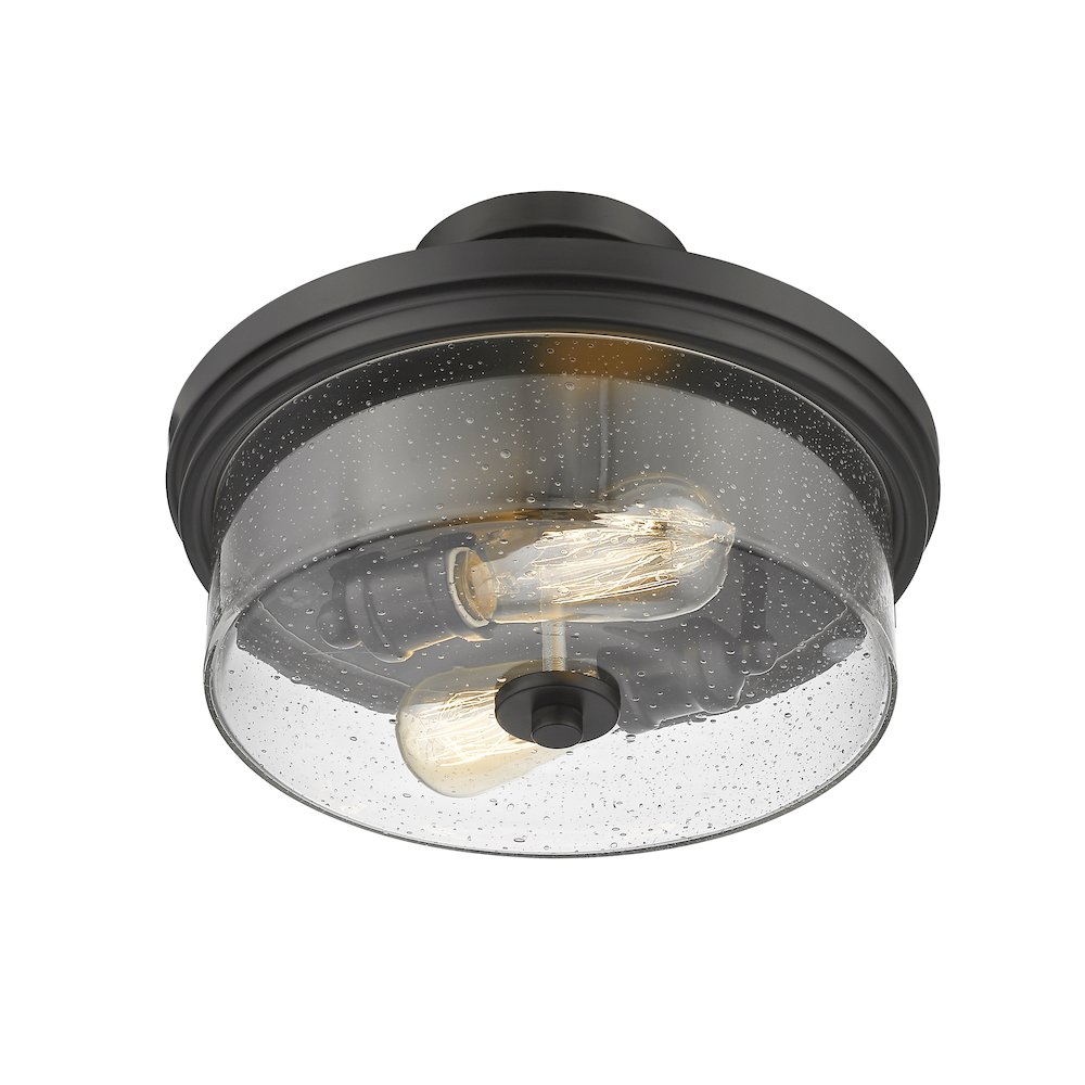 Z-Lite 2 Light Semi Flush Mount. Picture 2