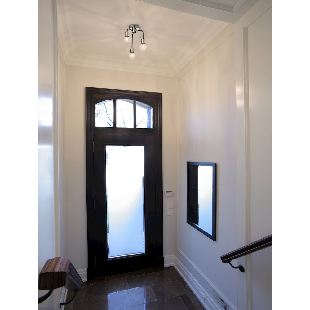 Z-Lite 3 Light Semi Flush Mount. Picture 7