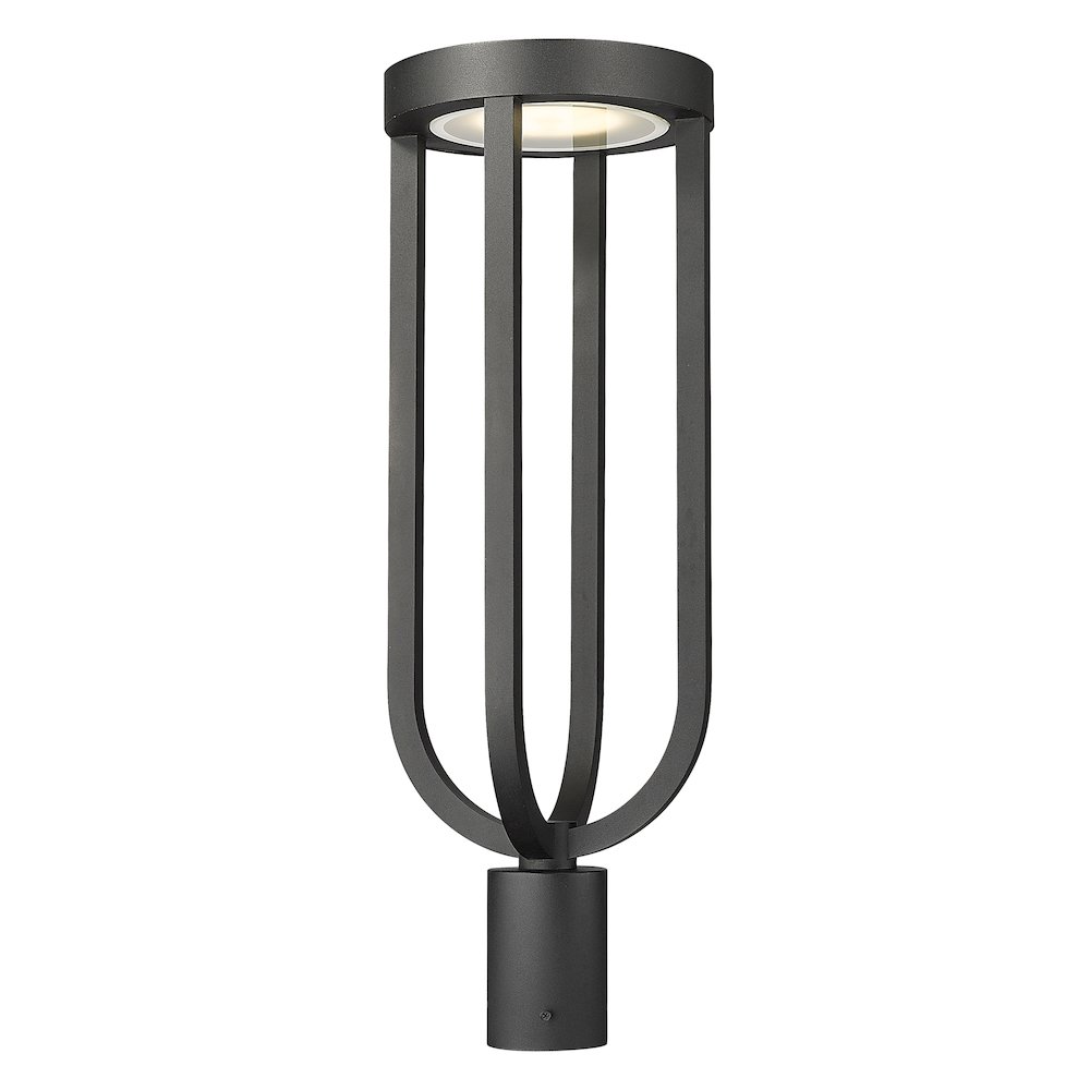 Z-Lite 1 Light Outdoor Post Mount Fixture. Picture 1