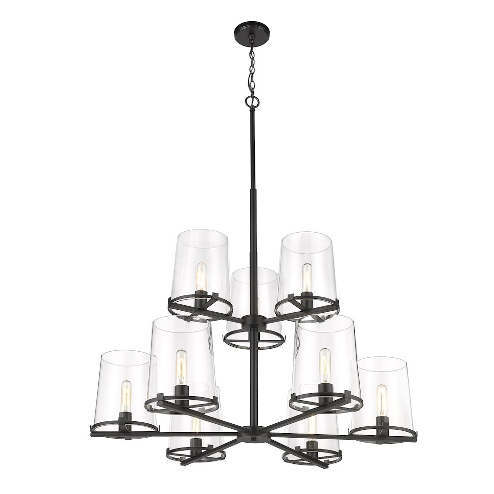 Z-Lite 9 Light Chandelier. Picture 3