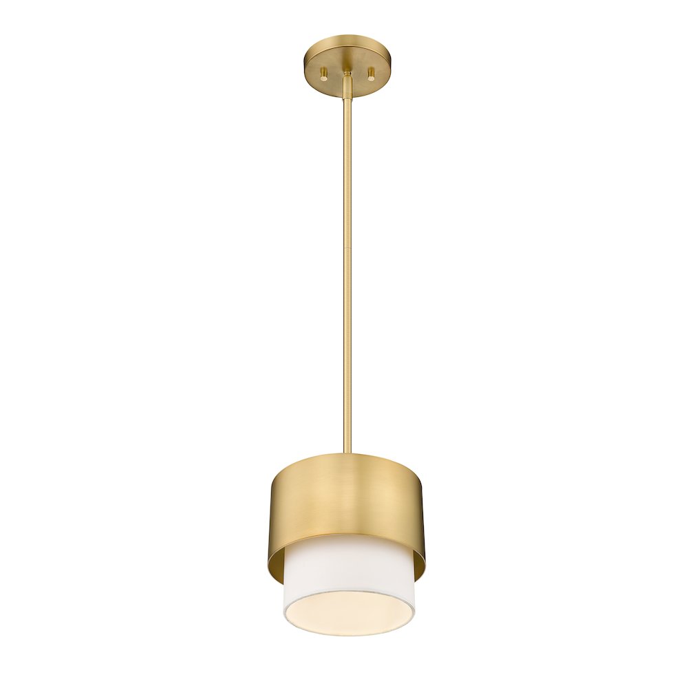 Z-Lite Counterpoint 1 Light Pendant, Modern Gold. Picture 3