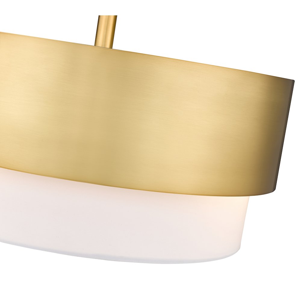 Z-Lite 3 Light Semi Flush Mount. Picture 4