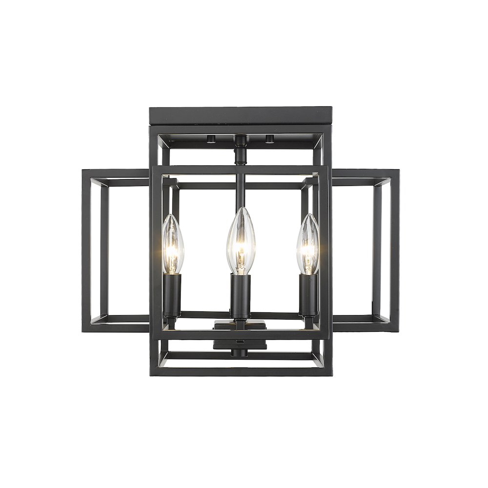 Z-Lite 4 Light Flush Mount. Picture 2