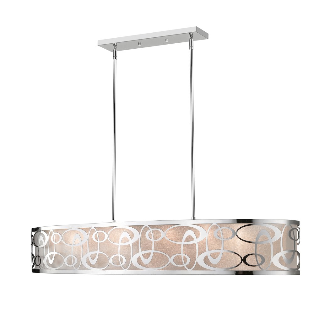 Z-Lite 8 Light Linear Chandelier. Picture 1