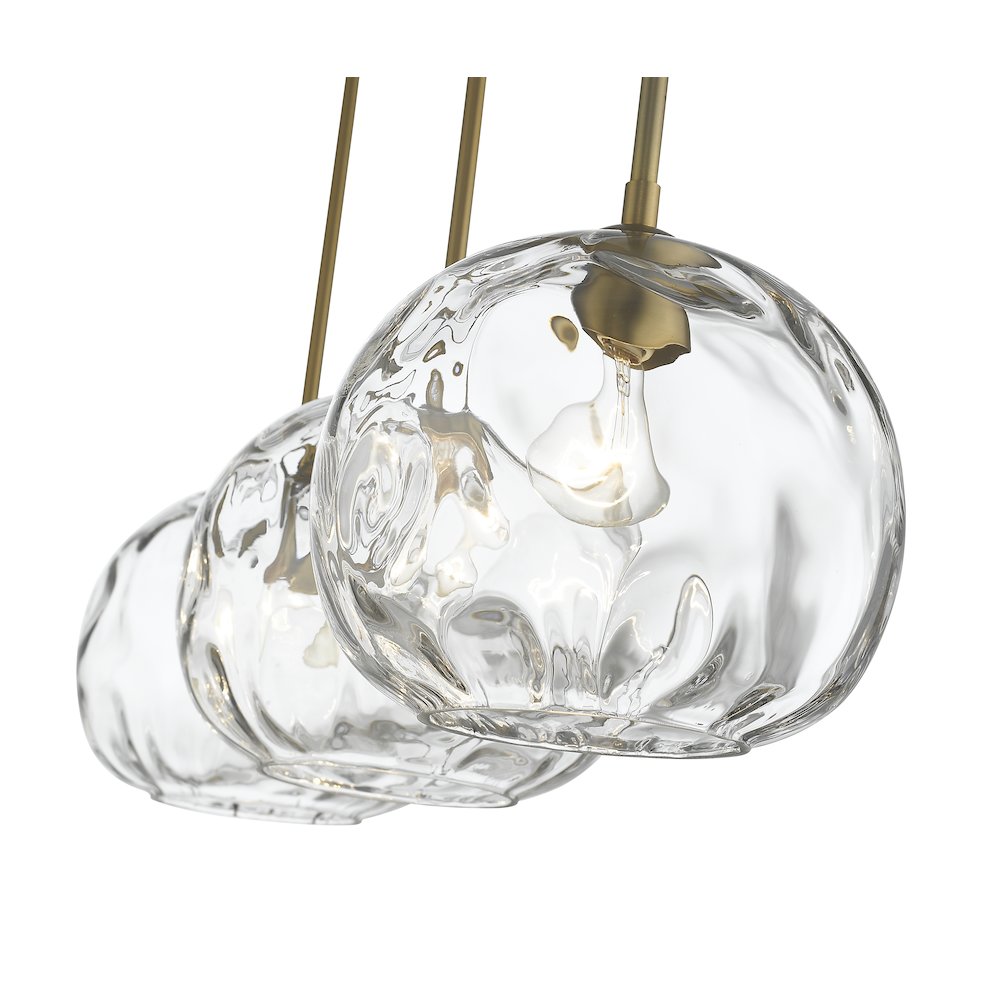 Z-Lite 3 Light Linear Chandelier. Picture 4