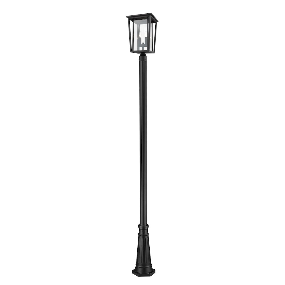 Z-Lite 2 Light Outdoor Post Mounted Fixture. Picture 1