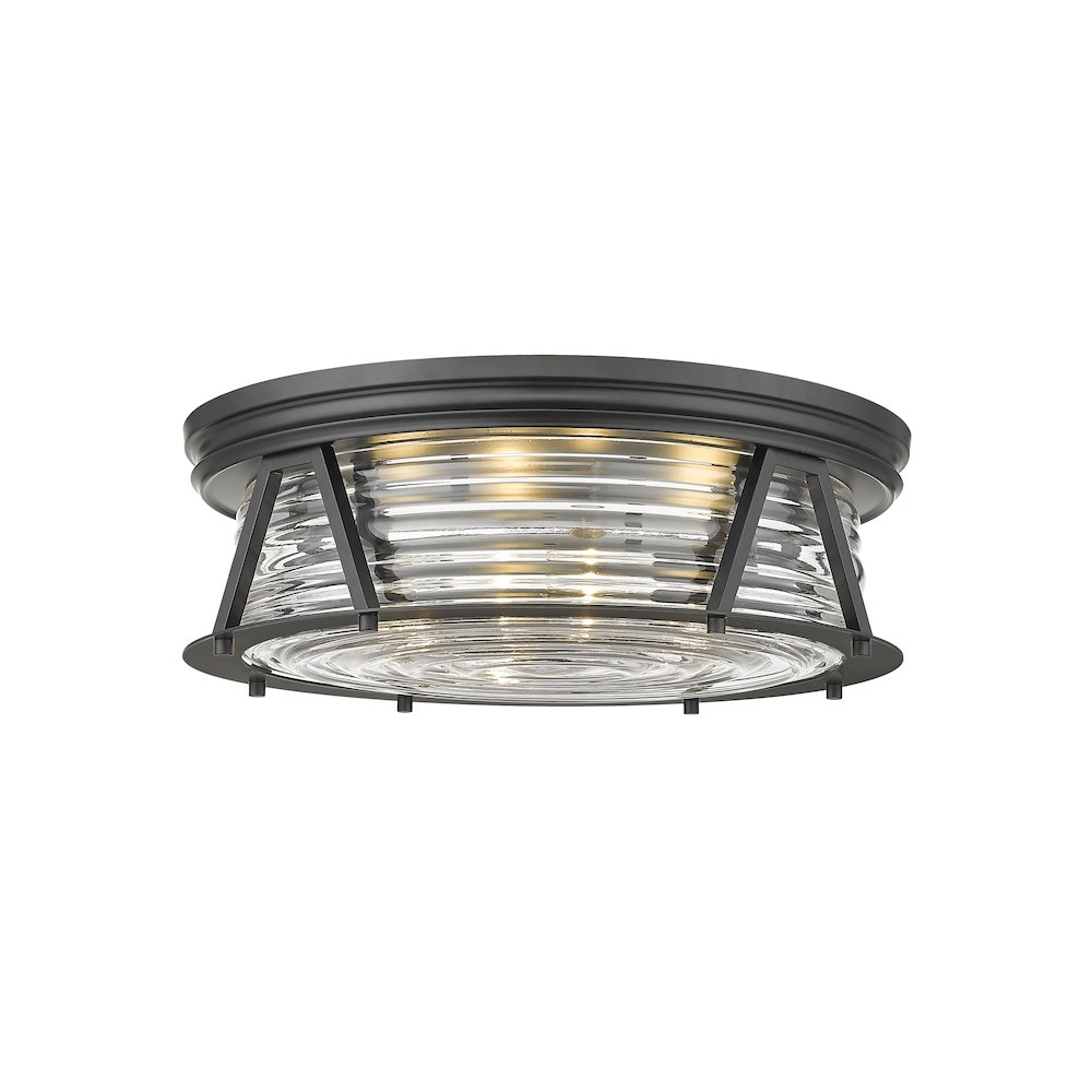 Z-Lite 4 Light Flush Mount. Picture 1
