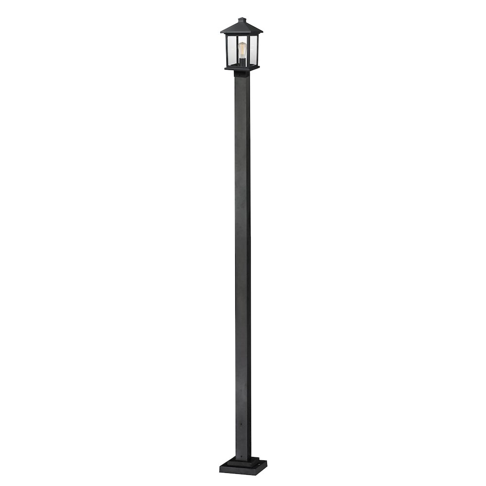 Z-Lite 1 Light Outdoor Post Mounted Fixture. Picture 1