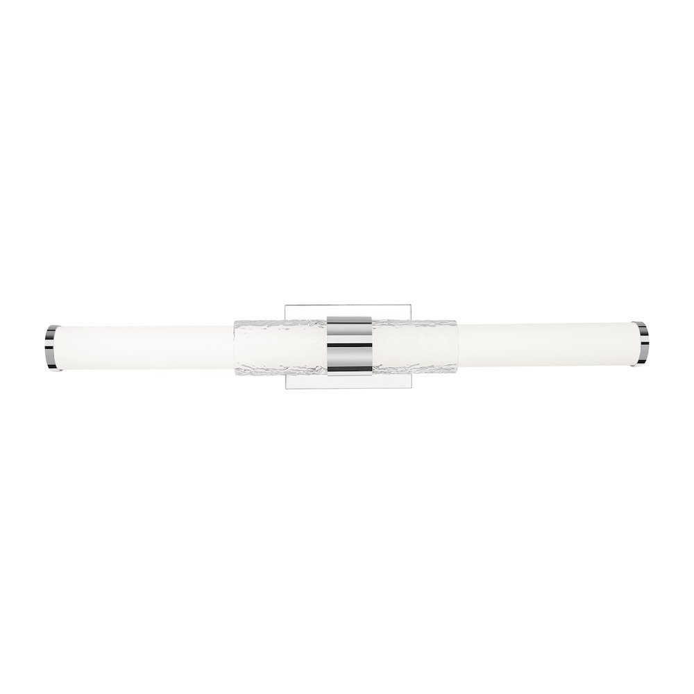 Z-Lite Egon 1 Light Vanity in Chrome color, Steel frame. Picture 3