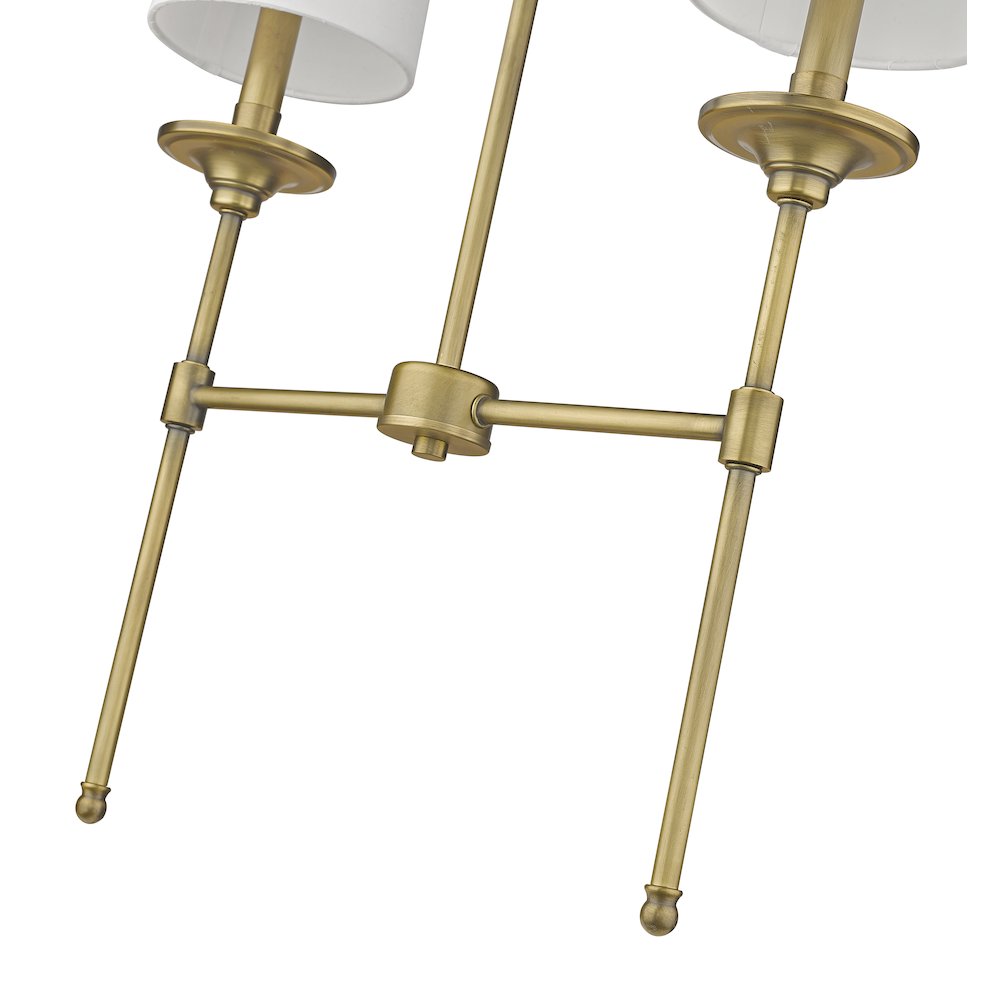 Z-Lite 2 Light Linear Chandelier. Picture 4