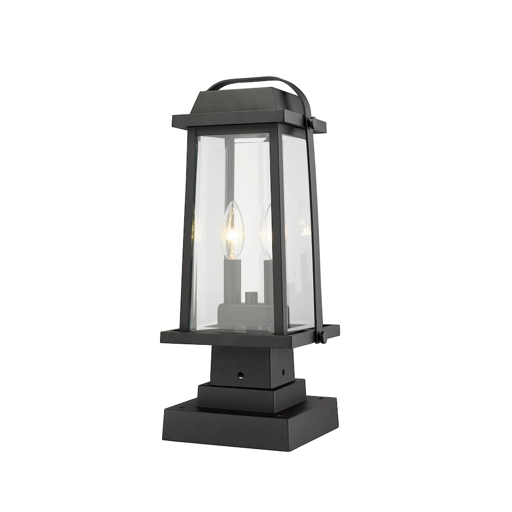 Z-Lite 2 Light Outdoor Pier Mounted Fixture. Picture 2