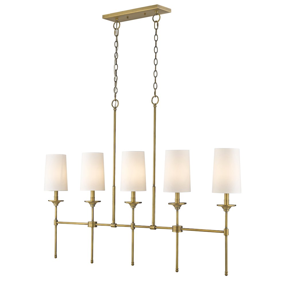 Z-Lite 5 Light Linear Chandelier. Picture 1