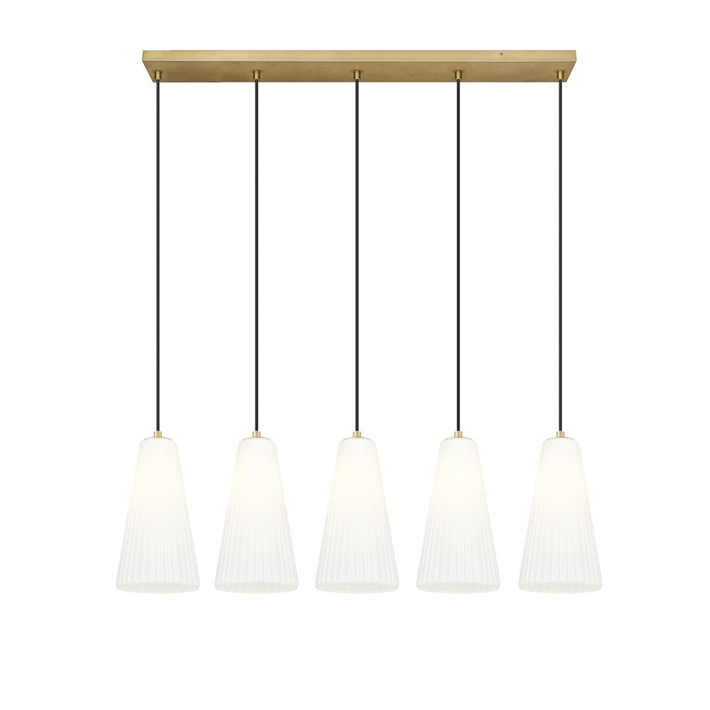 Z-Lite 5 Light Linear Chandelier. Picture 3