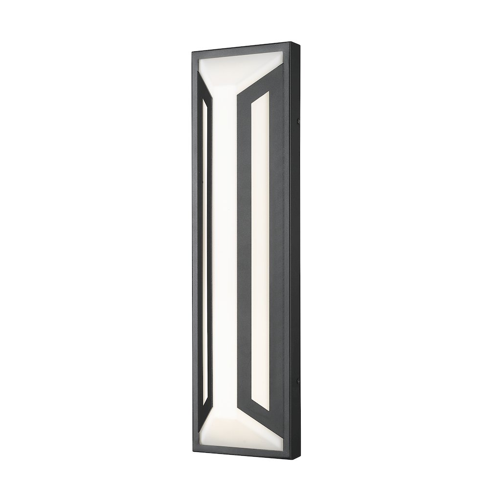 Z-Lite 2 Light Outdoor Wall Light, Sand Black. Picture 1