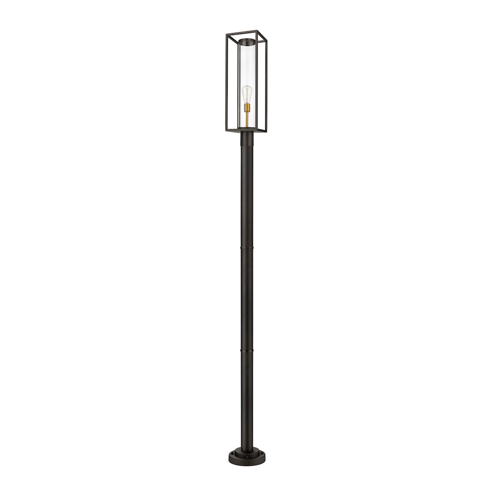 Z-Lite 1 Light Outdoor Post Mounted Fixture. Picture 3