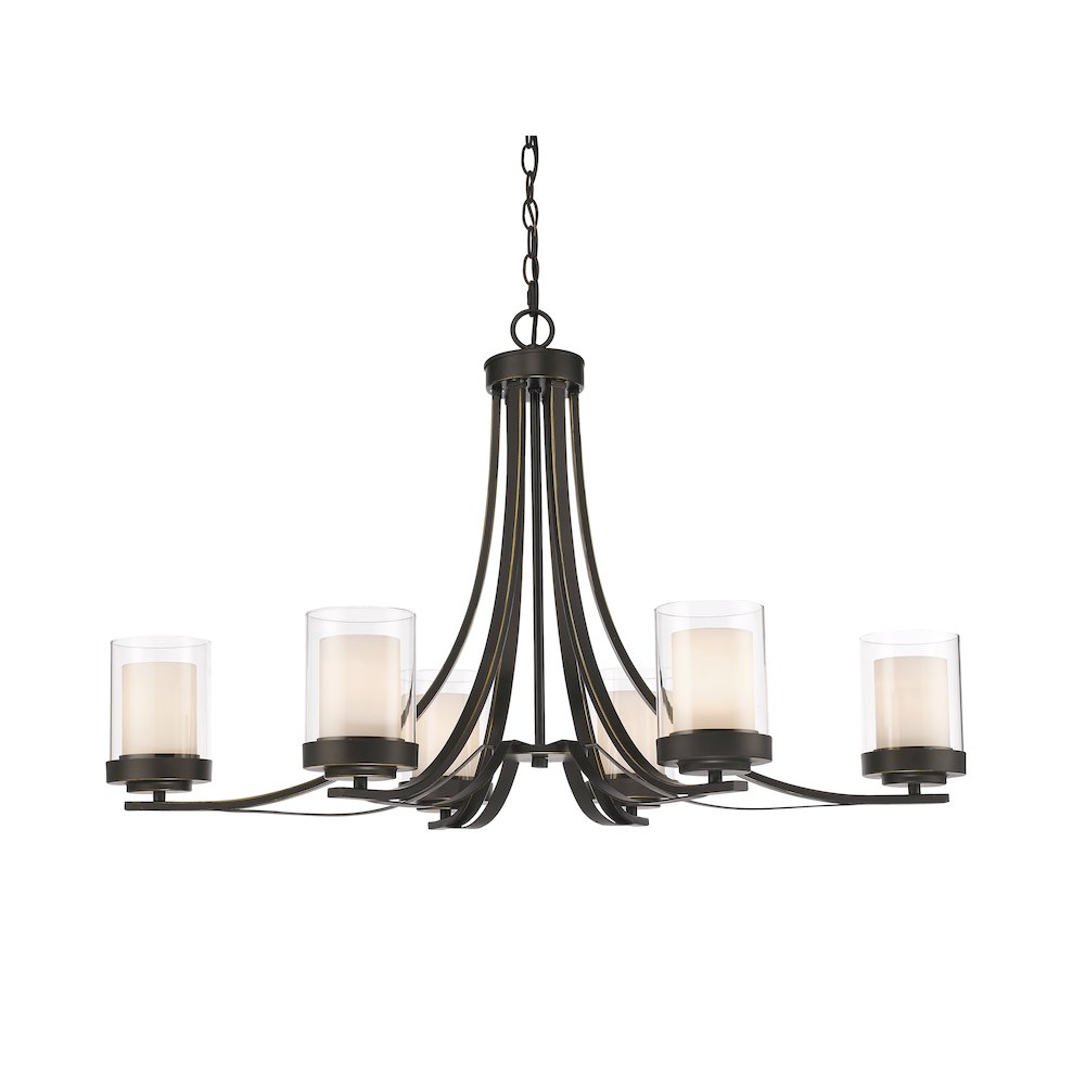 Z-Lite 6 Light Chandelier. Picture 1