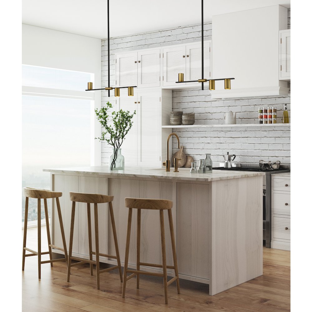 Z-Lite 3 Light Linear Chandelier. Picture 7