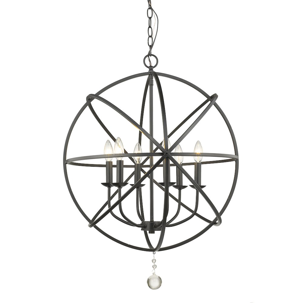 Z-Lite 6 Light Chandelier. Picture 1