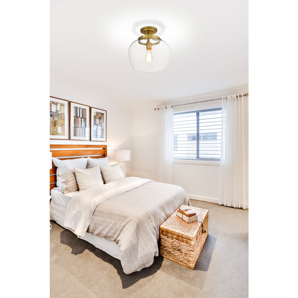 Z-Lite 1 Light Semi Flush Mount. Picture 6