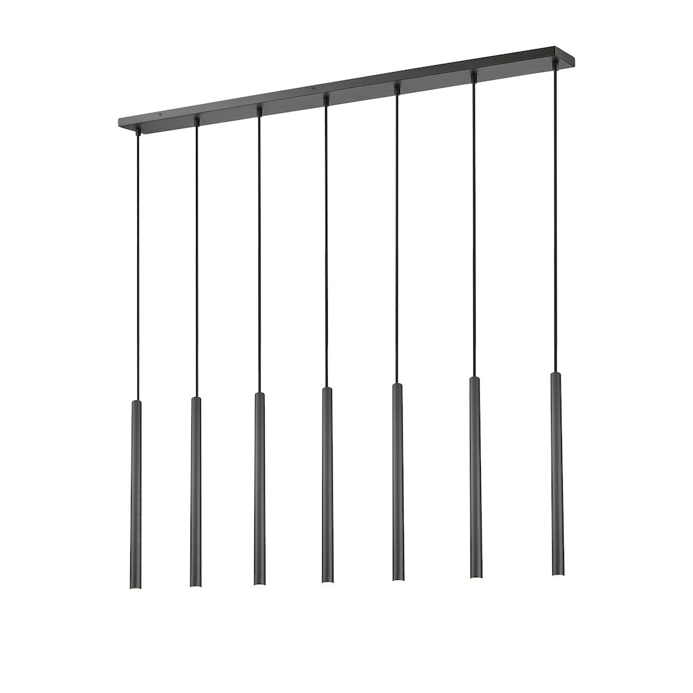 Z-Lite 7 Light Linear Chandelier. Picture 3