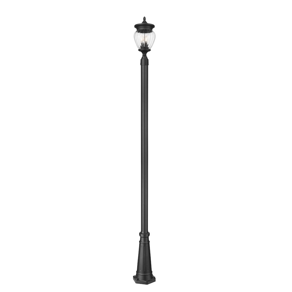 Z-Lite 3 Light Outdoor Post Mounted Fixture. Picture 1
