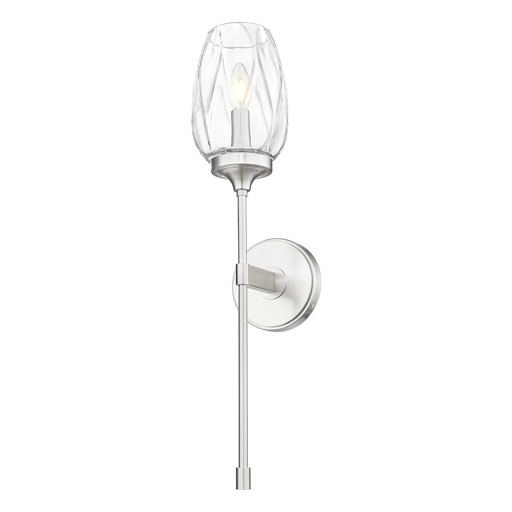 Z-Lite 1 Light Wall Sconce, Brushed Nickel. Picture 3
