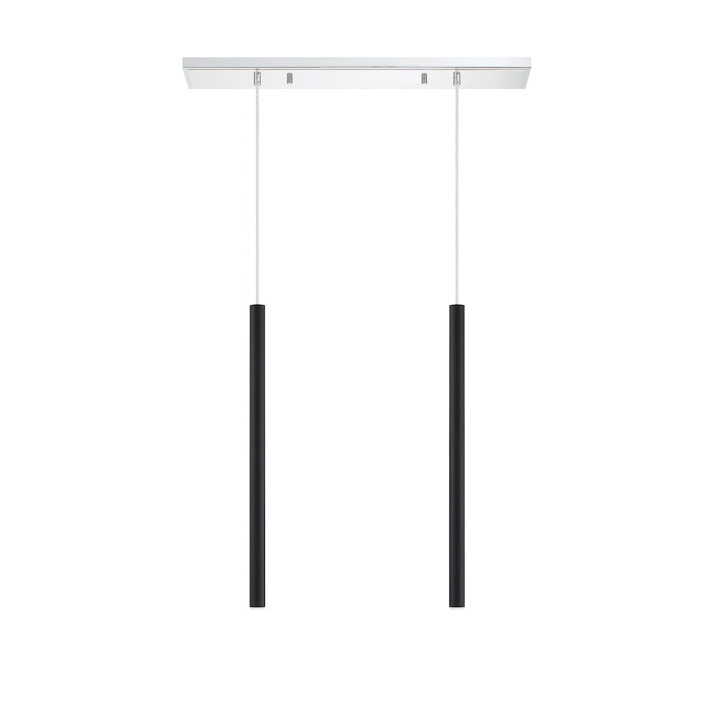 Z-Lite 2 Light Linear Chandelier. Picture 4