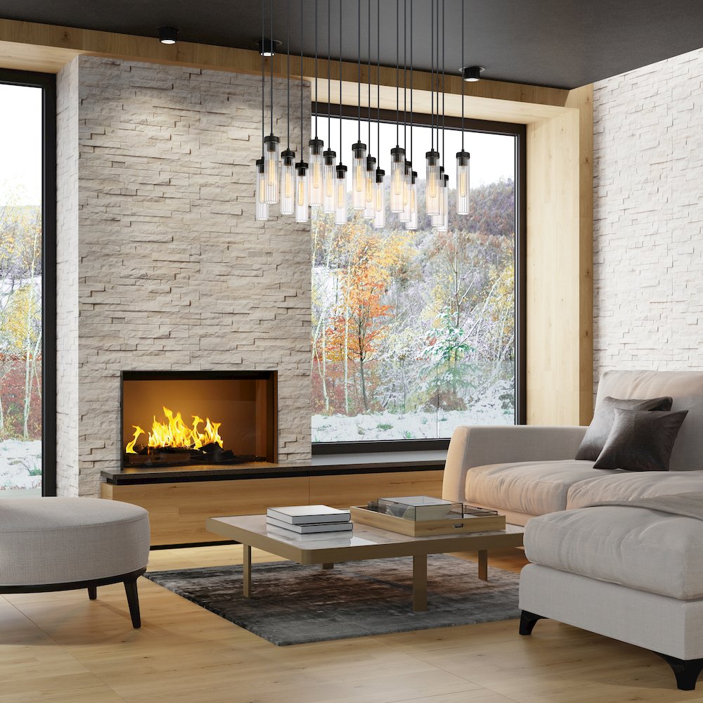 Z-Lite 17 Light Linear Chandelier. Picture 6