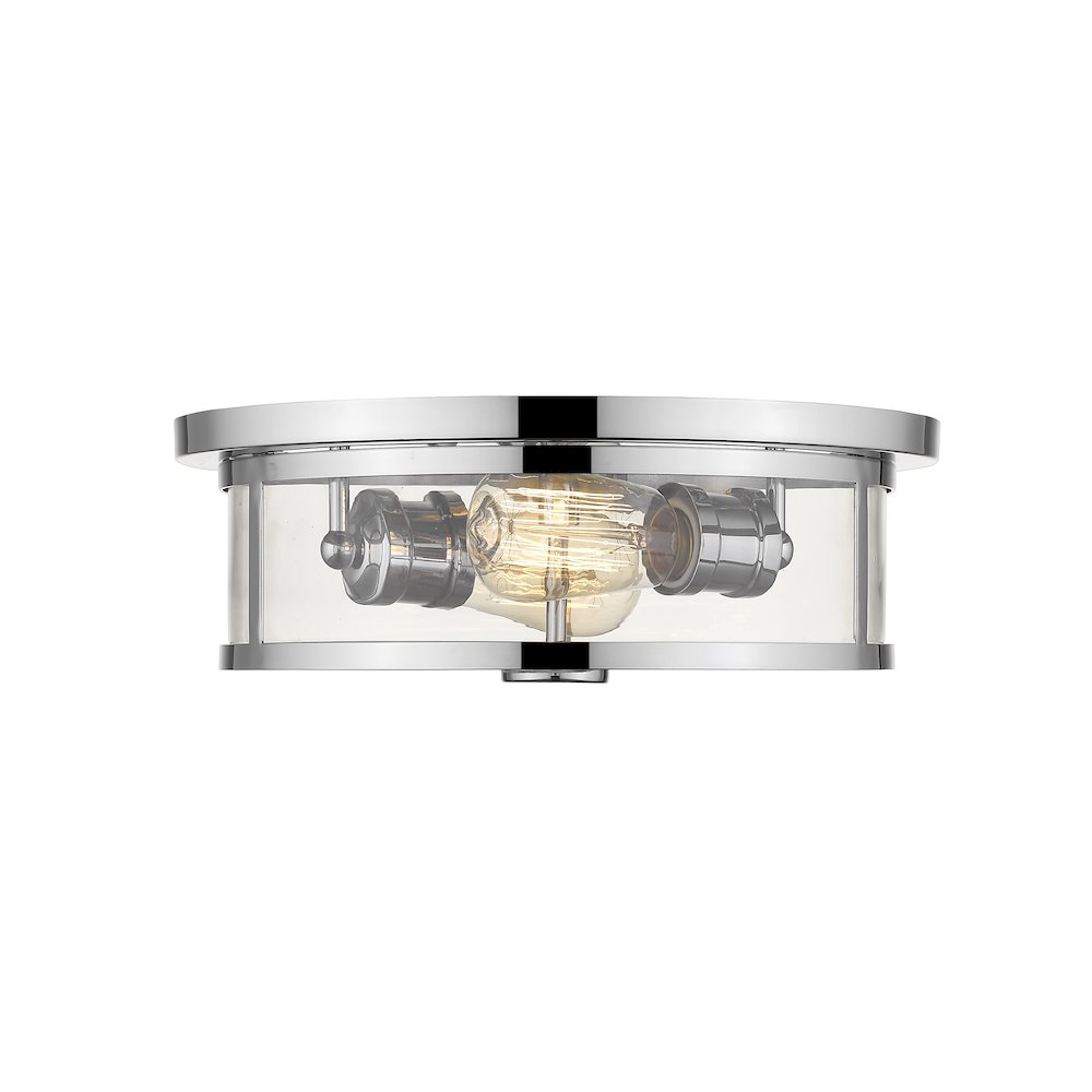 Z-Lite 2 Light Flush Mount. Picture 1