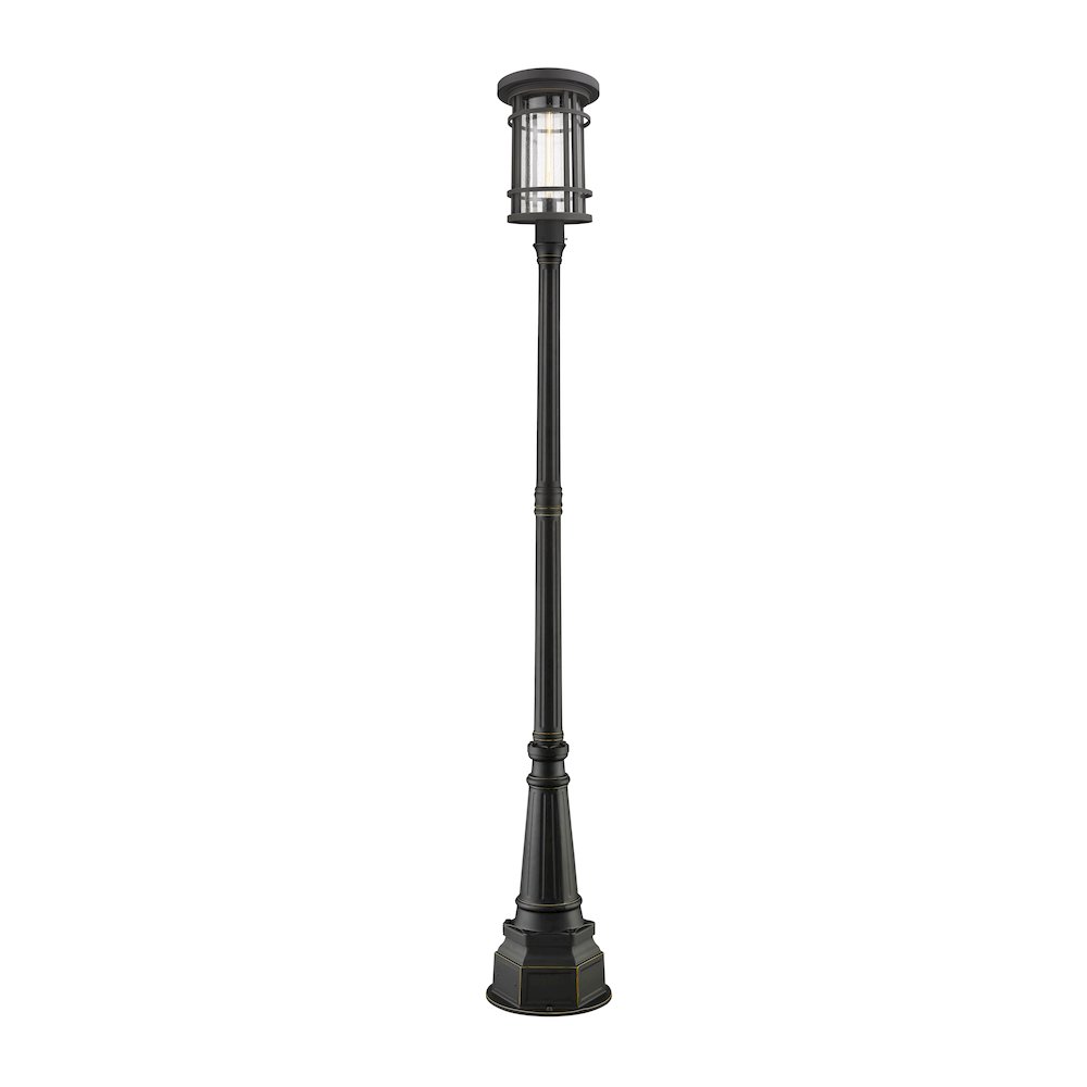 Z-Lite 1 Light Outdoor Post Mounted Fixture. Picture 1