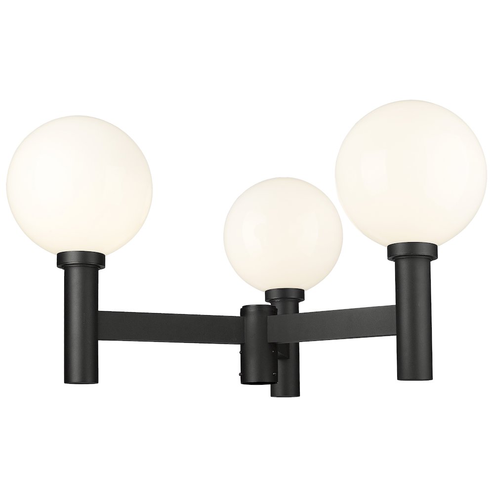 Z-Lite 3 Light Outdoor Post Mount Fixture. Picture 3