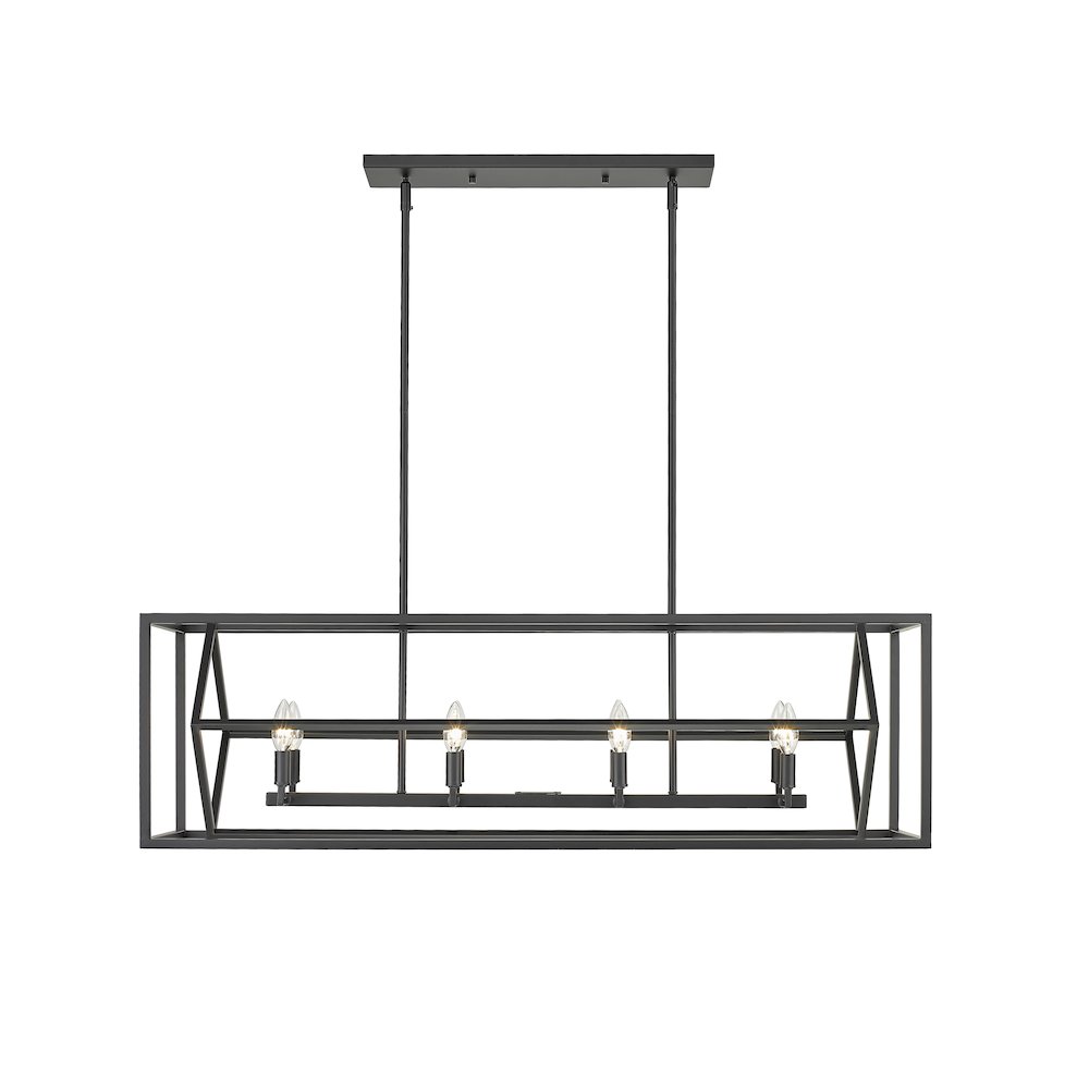 Z-Lite 8 Light Linear Chandelier. Picture 3