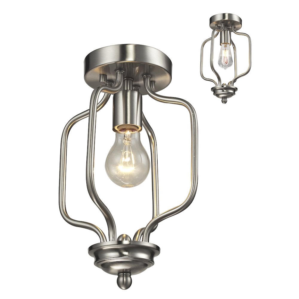 Z-Lite 1 Light Flush Mount. Picture 1