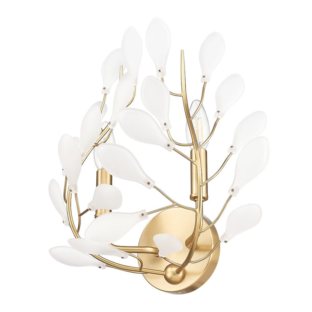 Z-Lite 2 Light Wall Sconce, Modern Gold. Picture 7