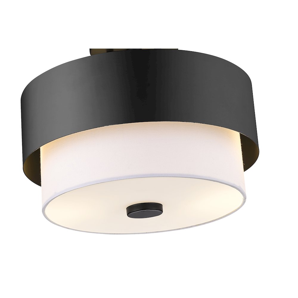 Z-Lite 2 Light Semi Flush Mount. Picture 4