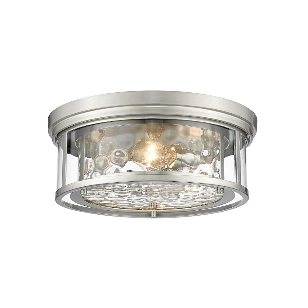 Z-Lite 3 Light Flush Mount. Picture 1