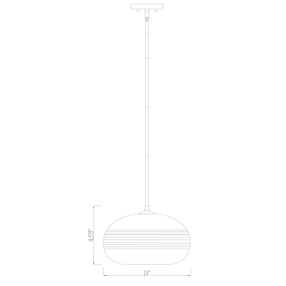 Z-Lite 1 Light Pendant. Picture 8