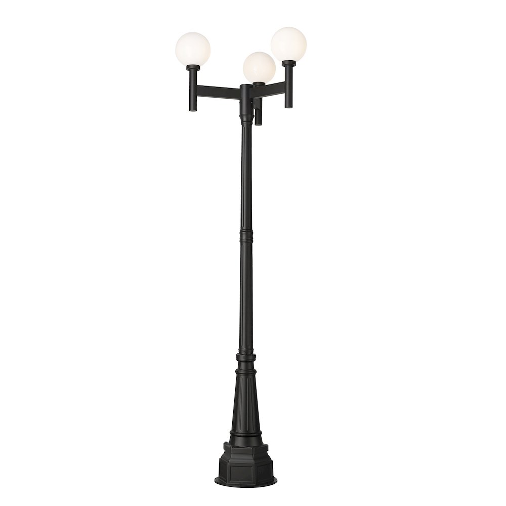 Z-Lite 3 Light Outdoor Post Mount Fixture. Picture 3